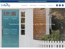 Tablet Screenshot of dxterity.com